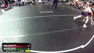 160 lbs Round 1 (6 Team) - Bronson Lopez, Kansas Copperhead vs Jesse Rodriguez, Nebraska Red