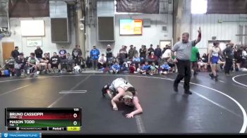 105 lbs Round 5 (8 Team) - Bruno Cassioppi, POWA vs Mason Todd, TSB