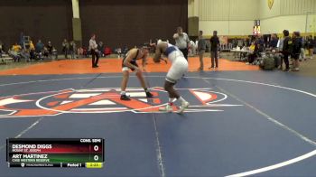 141 lbs Cons. Semi - Desmond Diggs, Mount St. Joseph vs Art Martinez, Case Western Reserve