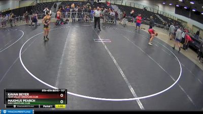 117 lbs Semifinal - Maximus Pearch, NWo Wrestling Club vs Kavan Beyer, Team Valley Wrestling Club