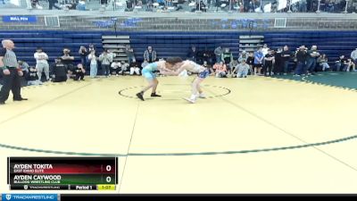 113 lbs 1st Place Match - Ayden Caywood, Bulldog Wrestling Club vs Ayden Tokita, East Idaho Elite