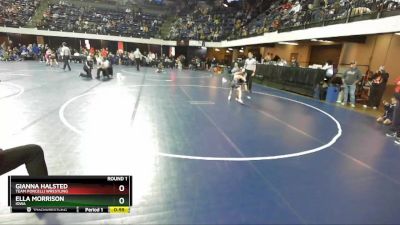 80 lbs Round 1 - Ella Morrison, Iowa vs Gianna Halsted, Team Porcelli Wrestling