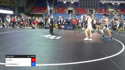 132 lbs Rnd Of 128 - Sully Hill, Oregon vs Kyler Schalesky, North Dakota