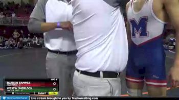 145 lbs Round 4 (8 Team) - Westin Sherlock, Lincoln East vs Blaisen Bammes, Manhattan