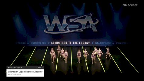 Champion Legacy Dance Academy - Petite Elite Lyrical [2022 Mini Cont/Lyrical Day 1] 2022 WSA South Dakota