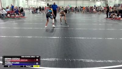 107 lbs Round 1 - Sienna Cozzali, Rockland International Wrestling Academy vs Marielys Lugo, Unattached