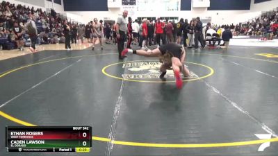 175 lbs Cons. Round 1 - Caden Lawson, El Dorado vs Ethan Rogers, West Torrance