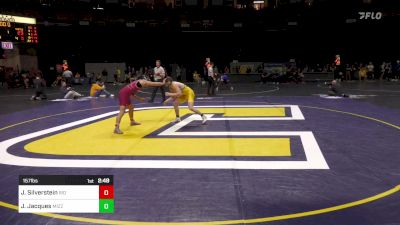 157 lbs Round Of 32 - Jake Silverstein, Rider vs Jarrett Jacques, Missouri