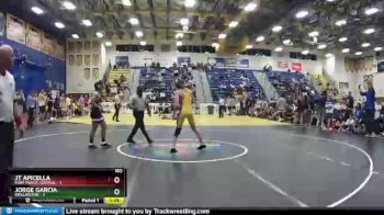 160 lbs Quarterfinals (8 Team) - JT Apicella, Fort Pierce Central vs Jorge Garcia, Wellington
