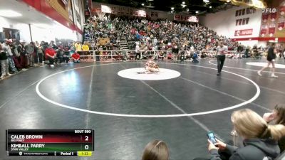 106 lbs Semifinal - Kimball Parry, Star Valley vs Caleb Brown, Big Piney