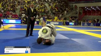 NICK SCHROCK vs BRUNO DE OLIVEIRA 2018 World IBJJF Jiu-Jitsu Championship