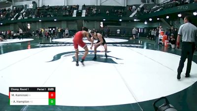 133 lbs Champ. Round 1 - Andrew Hampton, Michigan State vs Michael Kaminski, Northern Illinois