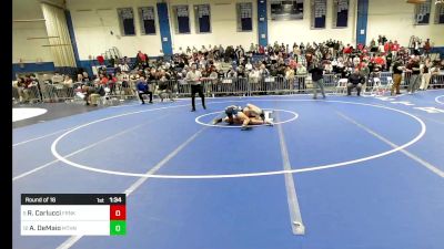 126 lbs Round Of 16 - Riley Carlucci, Franklin vs Anthony DeMaio, Methuen