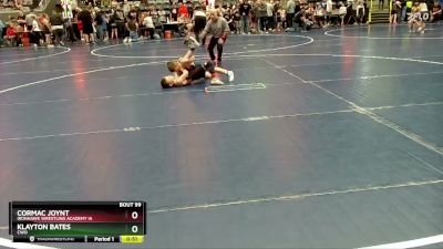 75 lbs 7th Place Match - Cormac Joynt, Ironhawk Wrestling Academy IA vs Klayton Bates, CWO