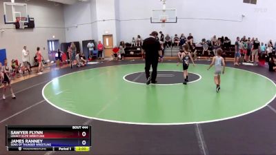 45-56 lbs Cons. Semi - Sawyer Flynn, Legacy Elite Wrestling vs James Ranney, Sons Of Thunder Wrestling