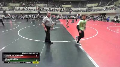 85 lbs Champ. Round 1 - Jonah Karow, Mn Elite vs Oliver Jachthuber, Princeton Wrestling Club