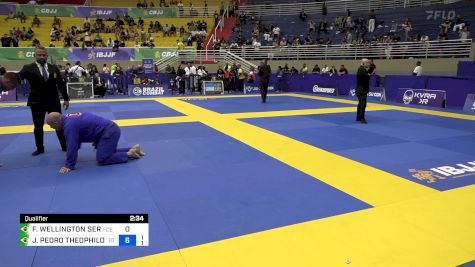 FABRÍCIO WELLINGTON SERRANO DE L vs JOÃO PEDRO THEOPHILO M. FREITAS 2024 Brasileiro Jiu-Jitsu IBJJF