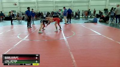 105 lbs Round 9 (10 Team) - Quinn Hurley, Neighborhood WC vs Lyric Hetzer, Ohio Gold 24K