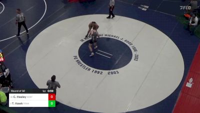 172 lbs Round Of 32 - Cameron Healey, North Hills vs Turner Hawk, Franklin