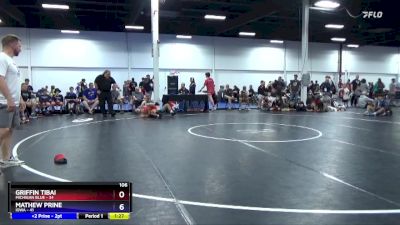 106 lbs Placement Matches (8 Team) - Griffin Tibai, Michigan Blue vs Mathew Prine, Iowa