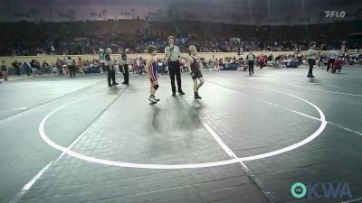 85 lbs Consi Of 8 #1 - Aston Balderson, Perry Wrestling Academy vs Reid Lovins, Piedmont