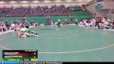 144 lbs 1st & 3rd (16 Team) - Waylon Rozier, Camden County vs Hudson Danielson, Buford HS