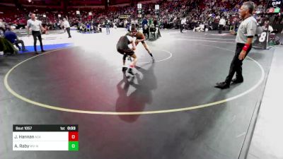 132 lbs Consi Of 4 - Joshua Hannan, Arcata (NC) vs Alias Raby, West Valley (NS)