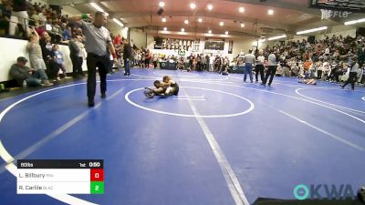 60 lbs Semifinal - Liam Billbury, Pin-King All Stars vs River Carlile, Black Fox Wrestling Club