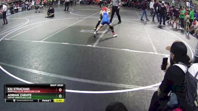 60 lbs Champ. Round 1 - Kai Strachan, Nebraska Elite Wrestling Club vs Adrian Zarate, Wayne Wrestling Club