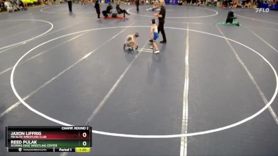 59 lbs Champ. Round 2 - Jaxon Liffrig, MN Elite Wrestling Club vs Reed Pulak, Scoring Edge Wrestling Center