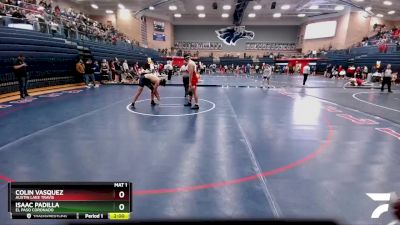 190 lbs Round 4 - Colin Vasquez, Austin Lake Travis vs Isaac Padilla, El Paso Coronado