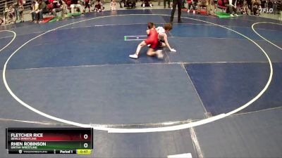 53 lbs Cons. Round 1 - Fletcher Rice, Devils Wrestling vs Rhen Robinson, Uintah Wrestling