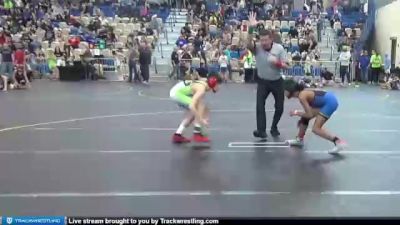 90 lbs Quarterfinal - Zebulon Bolden, South Bowie Sharks vs Evan Kaliakoudas, Headhunters