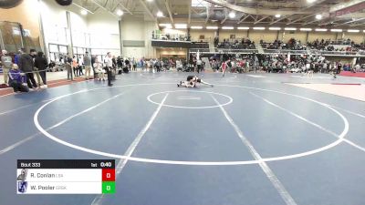 113 lbs Consi Of 8 #1 - Ryan Conlan, La Salle Academy vs Wynn Pooler, Erskine