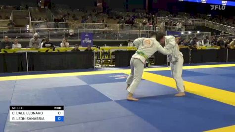 COLLIN DALE LEONARD vs RAUDEL LEON SANABRIA 2024 Pan Jiu Jitsu IBJJF Championship