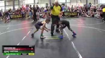 60 lbs Round 3 (6 Team) - Kenny Hartman, ARES vs Geovanni Nix, American Gladiators-Red