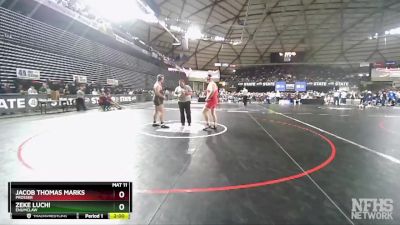 2A 285 lbs Champ. Round 1 - Zeke Luchi, Enumclaw vs Jacob Thomas Marks, Prosser