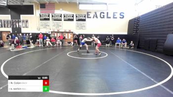 160 lbs Consi Of 4 - Noah Colon, Manchester vs Sam Sorkin, Hall