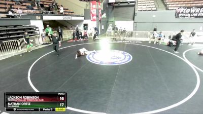 92 lbs Cons. Round 5 - David McClurg, Granite Wrestling Club vs Aydann Correa, TUF California Wrestling Academy