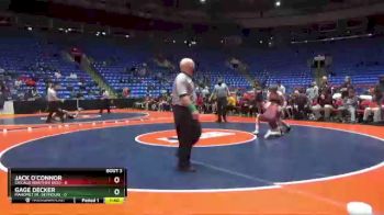 132 lbs Quarterfinals (8 Team) - Gage Decker, Mahomet (M.-Seymour) vs Jack O`Connor, Chicago (Brother Rice)