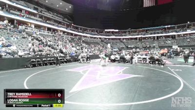 126-4A Cons. Round 2 - Trey Ramsdell, Cheyenne Mountain vs Logan Rogge, Pueblo County