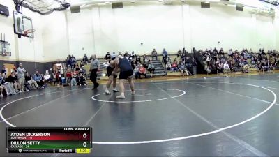 285 lbs Semis & Wb (16 Team) - Dillon Setty, Cascade vs Ayden Dickerson, Southmont