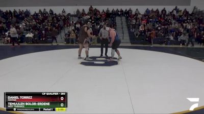 285 lbs Champ. Round 1 - Temuulen Bolor-Erdene, West Torrance vs Daniel Torrez, Mayfair