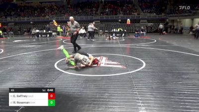 65 lbs Round Of 64 - Carter Gaffney, Saucon Valley vs Rocky Roseman, Shikellamy