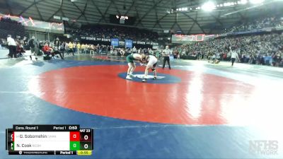 4A 160 lbs Cons. Round 1 - Olajuwon Sobomehin, Camas vs Nathan Cook, Redmond