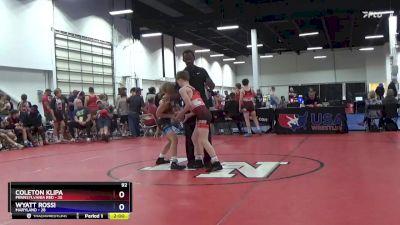 92 lbs Round 1 (8 Team) - Coleton Klipa, Pennsylvania Red vs Wyatt Rossi, Maryland