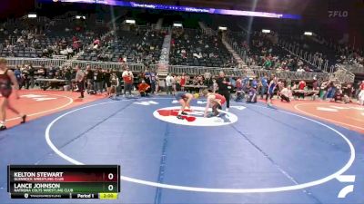 114 lbs 1st Place Match - Kelton Stewart, Glenrock Wrestling Club vs Lance Johnson, Natrona Colts Wrestling Club