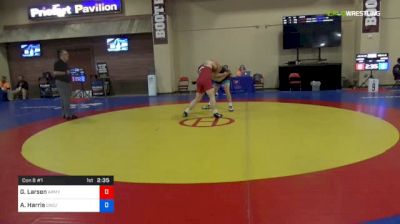 92 kg Con 8 #1 - Gunnar Larson, Army West Point vs Austin Harris, Cowboy Wrestling Club/TMWC