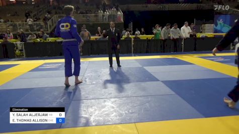 YOUSEF SALAH ALJERJAWI vs ETHAN THOMAS ALLISON 2024 Pan Jiu Jitsu IBJJF Championship