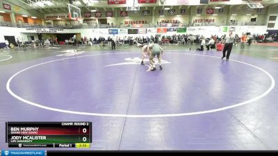 141 lbs Champ. Round 2 - Jody Mcalister, Life University vs Ben Murphy, Grand View (Iowa)